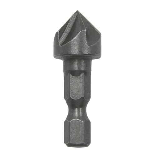 1/2 Sechskantschaft Fünfblatt-Senkbohrer 12,5 Mm Holzbearbeitungs-Lochöffner Spot Facer Entgratbohrer(1PC Chamferer) von TYDHGSE