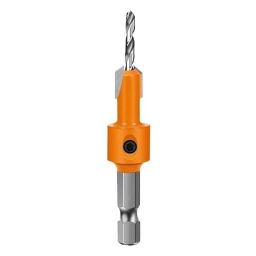1-5PCS 8mm Schaft HSS Holzbearbeitung Senker Router Bit Schraube Extractor Remon Abriss For Holz Fräser(3.0X8mm) von TYDHGSE