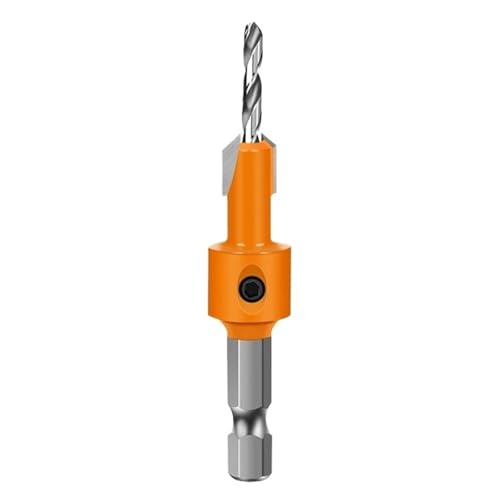 1-5PCS 8mm Schaft HSS Holzbearbeitung Senker Router Bit Schraube Extractor Remon Abriss For Holz Fräser(3.2X8mm) von TYDHGSE