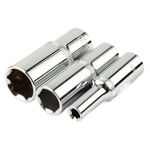 1 Stück 1/2 Zoll Antrieb Langer Innensechskantkopf Tiefe Stecknüsse 12,5 Mm Vierkantloch Maschine Autoreparatur Ratschenschlüssel Werkzeug 78 Mm Länge(19mm) von TYDHGSE