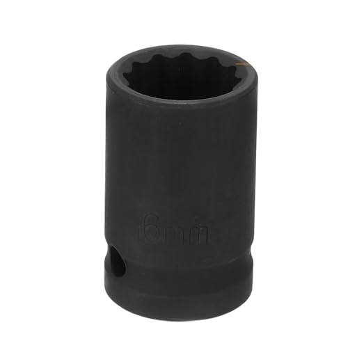 1 Stück 12-Punkt-Schlagsteckschlüssel, 1/2 Zoll Antrieb, 10–24 Mm, Metrisch, Cr-V, Flacher Schlagsteckschlüssel(16mm) von TYDHGSE
