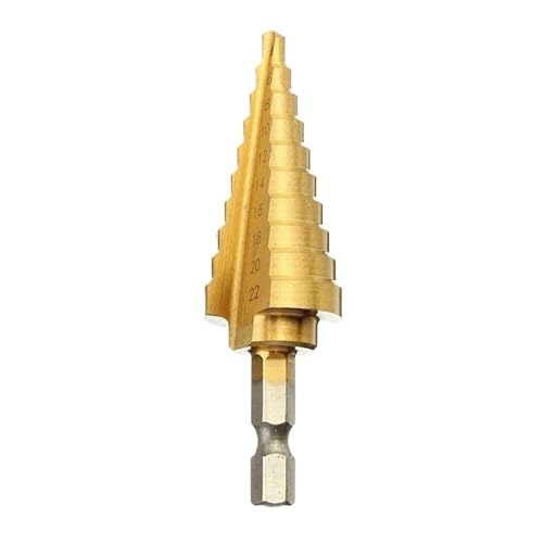 1 Stück 3-12mm 4-12mm 4-20mm HSS Gerade Nut Schritt Titan Beschichtet Holz Metall Loch Cutter Kern Bohrer(Blue purple) von TYDHGSE