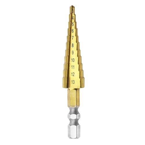 1 Stück 3-12mm 4-12mm 4-20mm HSS Gerade Nut Schritt Titan Beschichtet Holz Metall Loch Cutter Kern Bohrer(FS1B/130) von TYDHGSE