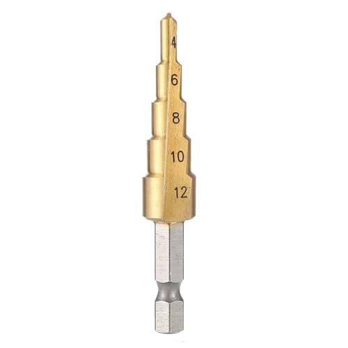 1 Stück 3-12mm 4-12mm 4-20mm HSS Gerade Nut Schritt Titan Beschichtet Holz Metall Loch Cutter Kern Bohrer(T4/27/30) von TYDHGSE