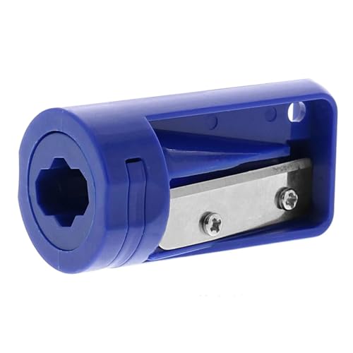 1Pcs Holz Carpenter Bleistift Spitzer Cutter Rasierer Schmale Schärfen for Holz Hand Werkzeuge(Blue) von TYDHGSE