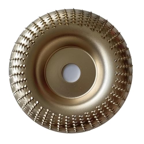 1pc Bohrung 16 22mm Holz Schleifen Polieren Rad Rotary Disc Schleifen Holz Carving Werkzeug Schleif Disc(1pcs Gold Bend,Bore 16mm) von TYDHGSE