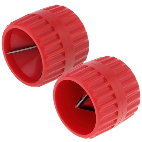 2 Stücke 5-38mm Rot Runde Verdickt Kupfer Rohr Fasen For Metall Rohr Interne Externe Entgraten Reinigung Werkzeuge Remover Reibahle von TYDHGSE