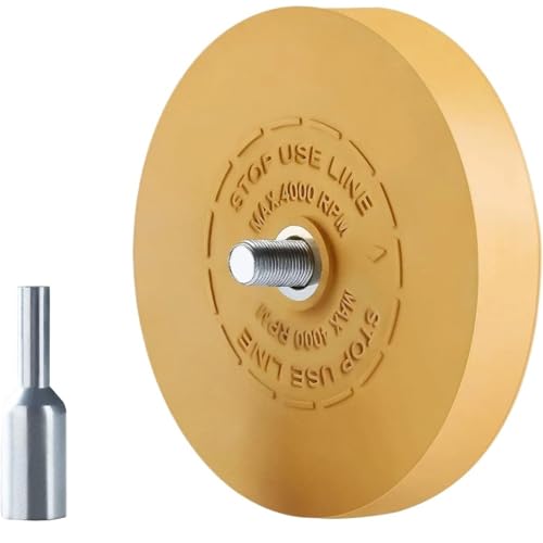 3,46 "Aufkleber-Entferner-Radiergummi-Rad 88mm Auto-Oberflächen-Kleber-Entferner-Gummirad von TYDHGSE