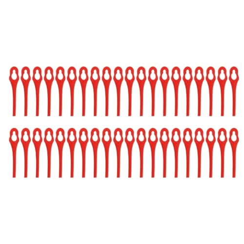40Pcs Kunststoff Klingen Ersatz Garten Rasen Garten Spitze Mäher Gras Gartenarbeit Toolpart von TYDHGSE