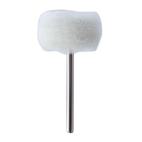 5/10/20Pcs Filz Schleifen Schleifen Kopf Schleif Polieren Rad 3mm Schaft Baumwolle Gewinde Polieren(5PCS) von TYDHGSE