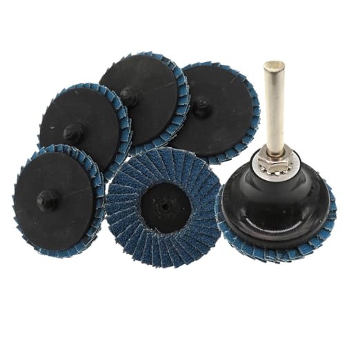 5 Stücke 50mm Schleifen Fächerscheiben 2 Zoll Schleifscheiben Schleifen Rolle Lock Schleifen Räder(P120) von TYDHGSE