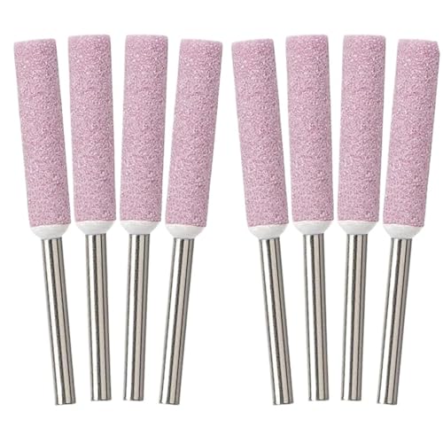8 STÜCKE Gratschleifen Keramik Kettensägenschärfer Steinfeile 4mm 4,8mm 5,5mm Kettensäge Schärfen Schnitzen Schleifwerkzeuge(4.8mm) von TYDHGSE