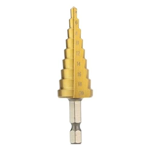 HSS Titan Stufenbohrer For Metall Holz Hochgeschwindigkeits-Set Elektrowerkzeuge 3-12 4-12 4-20 4-32 Mm(4-20) von TYDHGSE