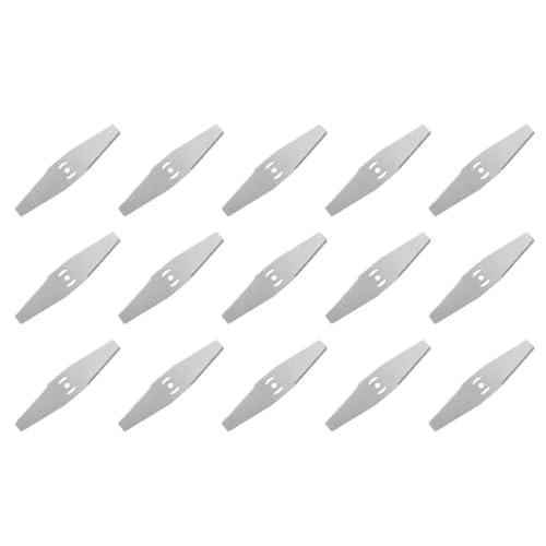 TYDHGSE 150mm Ersatz Sägeblätter Metall Gras String Trimmer Kopf Rasenmäher Armaturen Teile(15pcs Mower Blade) von TYDHGSE