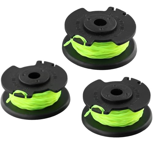 TYDHGSE 3 Stücke Ersatz Rasenmäher Spule Trimmer Spool Linie for (Wie In Der Abbildung Gezeigt) RAC143 36V Gras Trimmer Spool Strimmer Spool von TYDHGSE