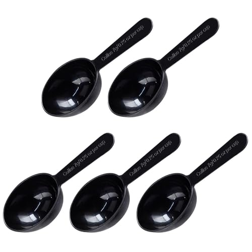 5 Stück Kunststoff-Messlöffel, Backlöffel, Kaffeepulver-Messlöffel, Rührlöffel, Mini-Messlöffel, Küchenutensilien von TYFGRT