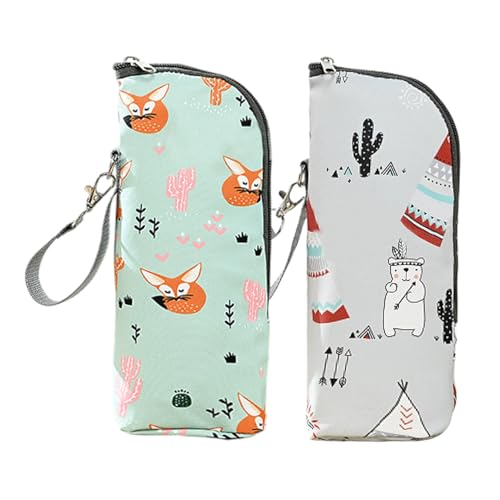 TYFGRT 2 Stück Flaschenkühltaschen, Praktische Flaschentaschen, Babyflaschenzubehör, Babyflaschen-Aufbewahrungstaschen, Outdoor-Reisezubehör TYFGRT 2 Stück Flaschenkühltaschen, Praktische Flaschentaschen, Babyflaschenzubehör, Babyflaschen-Aufbewahrungstaschen, Outdoor-Reisezubehör von TYFGRT