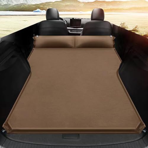 Auto Luftmatratzen für Tesla Modelo Y 2021-2023,Aufblasbare Matratze Luftbett Pad Reisebetten Tragbar Aufblasbares Bett Matte Camping Outdoor Aktivitäten,Brown von TYGCP