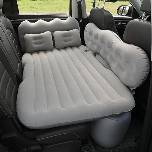 TYGCP Auto Luftmatratzen für Audi Q7 Q3 Q5 Q8 SQ5,Aufblasbare Matratze Luftbett Pad Reisebetten Tragbar Aufblasbares Bett Matte Camping Outdoor Aktivitäten,Grey von TYGCP