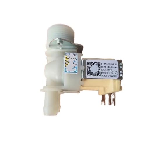 TYGHBNM Kompatibel mit Samsung, WASSEREINLASSVENTIL DC62-00024M, Waschmaschine WF1124XAC, Einlassventil DC62-00024M von TYGHBNM