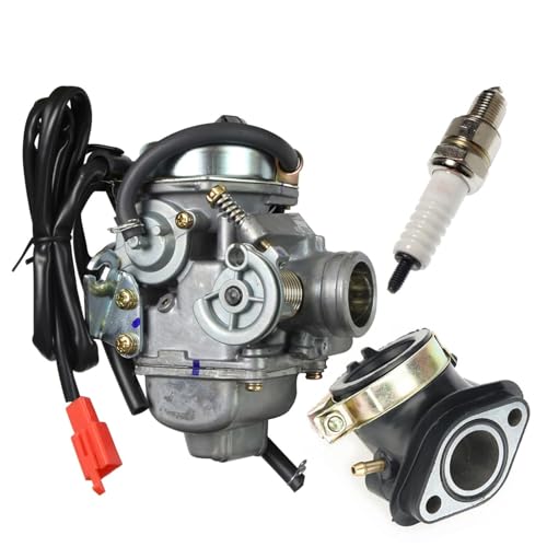 Vergaser Choke for PD24J 24mm GY6-A 125cc 150cc Roller ATV 4 hub Go Kart Motorrad Zubehör von TYGHBNM