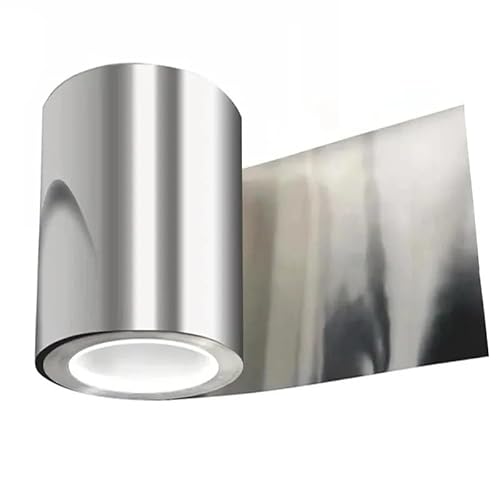 1 Stück 304 SS Streifen und Blech – 1 Meter Länge, 0,01–1 mm Dicke, 10–50 mm Breite – Hochpräzises, langlebiges Material for verschiedene(Width 10mm Thick 0.15mm) von TYGIYY