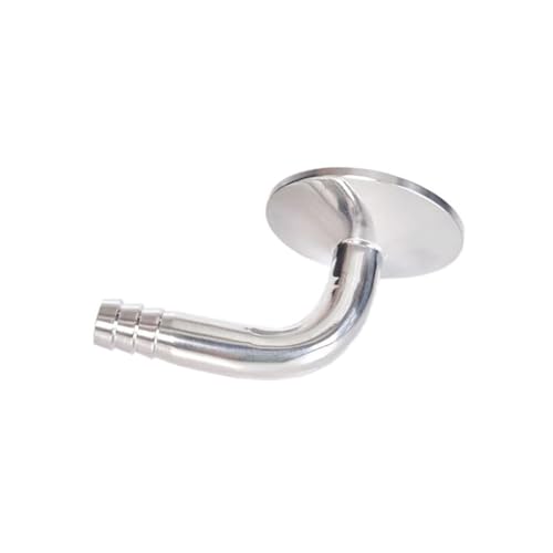 1 x 90° Sanitär-Schlauchverschraubung aus Edelstahl mit Tri-Clamp-Anschlussstück – langlebiger und rostfreier Anschluss (50,5 mm – 119 mm)(32mmx Ferrule 50.5) von TYGIYY