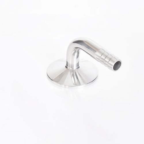 1 x 90°-Winkelstück – Sanitär-Schlauchverbinder aus Edelstahl 304 for die Hausinstallation (12,7 mm – 102 mm)(19mmx Ferrule 50.5) von TYGIYY