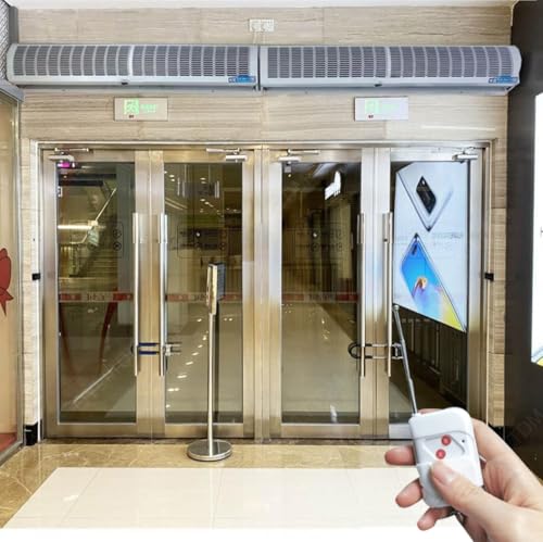 TYH Silent and Energy-Saving Air Curtain Machine, 0.6M 0.9M 1.0M 1.2M 1.5M 1.8M Hanging Two-Speed Adjustable Air Curtain, Low Noise High Air Volume, Adjustable Win, Supermarket Cold Storage Partition TYH Silent and Energy-Saving Air Curtain Machine, 0.6M 0.9M 1.0M 1.2M 1.5M 1.8M Hanging Two-Speed Adjustable Air Curtain, Low Noise High Air Volume, Adjustable Win, Supermarket Cold Storage Partition von TYH
