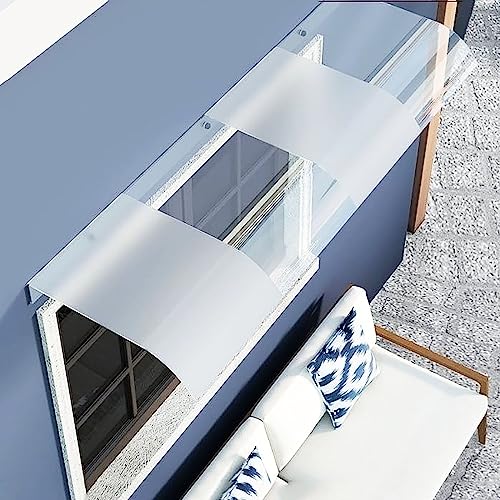 TYHAYJYK Fenstermarkise Markisen für Terrassentür Vordach Outdoor Unsichtbares Vordach Ohne Halterungen Fenster Traufe Balkon Haushalt Transparent Leise Markise Beständige Paneele Sonnenlicht von TYHAYJYK