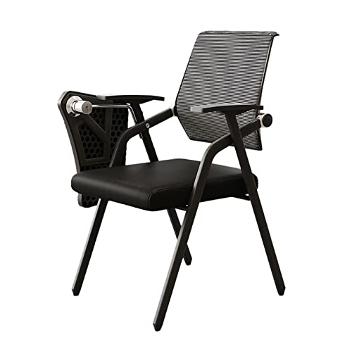 TYHAYJYK T-up-Stuhl mit Schreibtafel, Premium-Stahl, zusammenklappbar, ergonomischer Schreibtischstuhl, Tablet-Sessel mit befestigtem Schreibtisch, 150 kg Kapazität, gepolsterter Sitz und Rückenlehne von TYHAYJYK