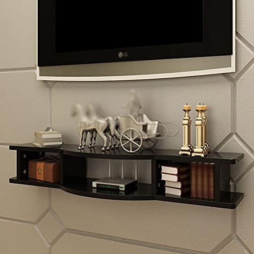 TYLDBNF Schwebender TV-Ständer, schwebender TV-Ständer, offener Stauraum, TV-Schrank, Set-Top-Box-Wandregal, platzsparend, für Büro, Küche, Arbeitszimmer, Wohnzimmer TYLDBNF Schwebender TV-Ständer, schwebender TV-Ständer, offener Stauraum, TV-Schrank, Set-Top-Box-Wandregal, platzsparend, für Büro, Küche, Arbeitszimmer, Wohnzimmer von TYLDBNF