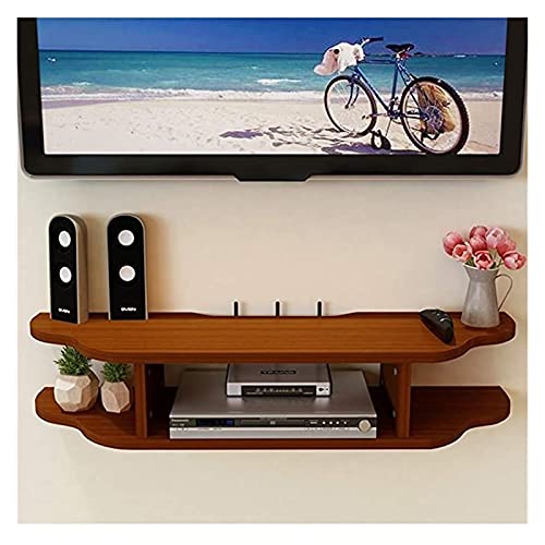 TYLDBNF Schwimmender TV-Ständer, Kleiner TV-Schrank, wandmontierte TV-Medienkonsole, schwebender TV-Ständer aus Holz mit offenem Ablagefach, Medienkonsole, Entertainment-Center-Komponentenregal TYLDBNF Schwimmender TV-Ständer, Kleiner TV-Schrank, wandmontierte TV-Medienkonsole, schwebender TV-Ständer aus Holz mit offenem Ablagefach, Medienkonsole, Entertainment-Center-Komponentenregal von TYLDBNF
