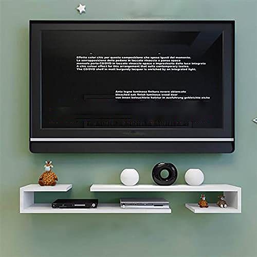 TYLDBNF Schwimmender TV-Ständer, Schrank, Wand-TV-Schrank, Set-Top-Box-Rack, Schlafzimmer-Hintergrund, Wandregal, Wohnzimmer, TV-Aufbewahrungsschrank TYLDBNF Schwimmender TV-Ständer, Schrank, Wand-TV-Schrank, Set-Top-Box-Rack, Schlafzimmer-Hintergrund, Wandregal, Wohnzimmer, TV-Aufbewahrungsschrank von TYLDBNF