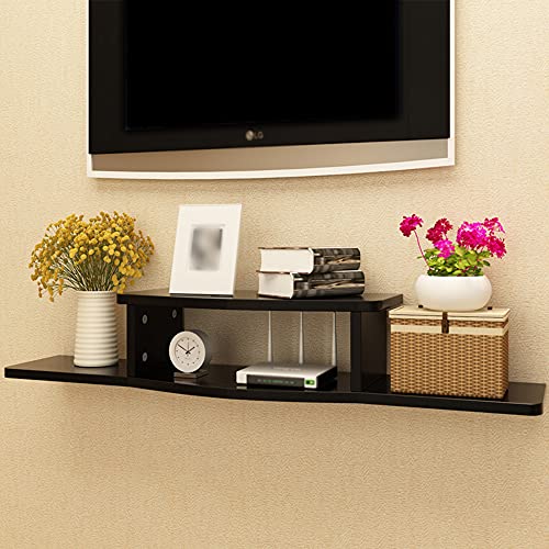 TYLDBNF Schwimmender TV-Ständer, schwebender TV-Ständer, offener Stauraum, TV-Schrank, Set-Top-Box-Wandregal, für Schlafzimmer, Wohnzimmer, Aufenthaltsraum, Büro TYLDBNF Schwimmender TV-Ständer, schwebender TV-Ständer, offener Stauraum, TV-Schrank, Set-Top-Box-Wandregal, für Schlafzimmer, Wohnzimmer, Aufenthaltsraum, Büro von TYLDBNF