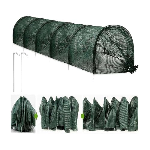 Garten Tunnel Schatten Netz Abdeckung Gewächshaus Schutz vor Sonne Hitze Gartenarbeit Haus Sonnenschirme Pflanzenabdeckungen Hoop House Outside Heavy Duty Garden Row Cold Green Houses Kit Garten Tunnel Schatten Netz Abdeckung Gewächshaus Schutz vor Sonne Hitze Gartenarbeit Haus Sonnenschirme Pflanzenabdeckungen Hoop House Outside Heavy Duty Garden Row Cold Green Houses Kit von TYLXQH