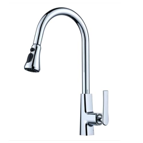 TYMYW Küchenarmatur Ausziehbar mit Brause 3 Modus 360° Schwenkbar Wasserhahn Küche Einhebel Mischbatterie,Verchromt TYMYW Küchenarmatur Ausziehbar mit Brause 3 Modus 360° Schwenkbar Wasserhahn Küche Einhebel Mischbatterie,Verchromt von TYMYW