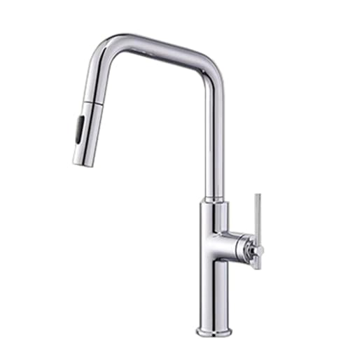 TYMYW Küchenarmatur mit Brause Ausziehbar mit Brause 3 Modus 360° Schwenkbar Küche Mischbatterie Einer Loch,Verchromt TYMYW Küchenarmatur mit Brause Ausziehbar mit Brause 3 Modus 360° Schwenkbar Küche Mischbatterie Einer Loch,Verchromt von TYMYW
