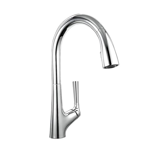 TYMYW Küchenarmatur mit Herausziehbarer Brause Chrom 360° Schwenkbar Einhebelmischer Wasserhahn Küche mit Zwei Strahlarten TYMYW Küchenarmatur mit Herausziehbarer Brause Chrom 360° Schwenkbar Einhebelmischer Wasserhahn Küche mit Zwei Strahlarten von TYMYW