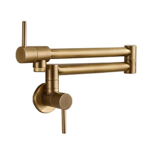 TYMYW Topffüller Wasserhahn Wandmontage Küchenarmatur Faltbar Schwenkarm Kaltwasserhahn Einzelloch Zweigriff Retro TYMYW Topffüller Wasserhahn Wandmontage Küchenarmatur Faltbar Schwenkarm Kaltwasserhahn Einzelloch Zweigriff Retro von TYMYW
