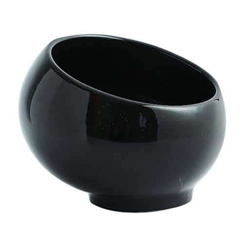 TYMYYS Einfarbige Schlüsselschale Für Eingangstisch, Aufbewahrung Candy Bowl, Wohnkultur Geschenk, Bonbonschale Für Das Büro-Schwarz-6 inch von TYMYYS