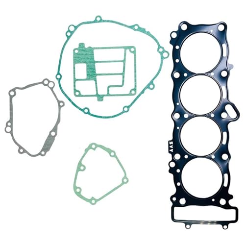 Ersatzzubehör Dichtungssätze Für Zylinderkopf, Generator, Ölpumpe, Kupplungsdeckel Für Yamaha R1 YZF-R1 YZFR1 2004–2008(Brown Gray Green) von TYNBV