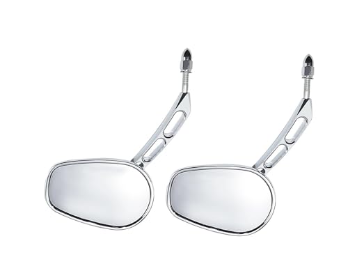 TYNBV Motorradzubehör Für Harley Für Tri Glide Ultra FLHTCUTG 2014-2019 2020 2021 2022 2023 2024 Lenker Rückspiegel Motorrad Seitenspiegel Lenkerspiegel von TYNBV