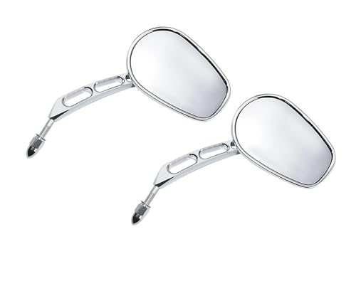 TYNBV Motorradzubehör Motorrad Griff Bar Rückspiegel Für Harley Street Glide FLHX 2006-2016 2017 2018 2019 2020 2021 2022 2023 2024 Seite Spiegel Lenker Spiegel von TYNBV