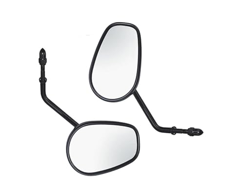 TYNBV Motorradzubehör Rückspiegel Für Harley Springer Softail FXSTS 1988-2000 2001 2002 2003 2004 2005 2006 Rückansicht Lenker Spiegel Motorrad von TYNBV