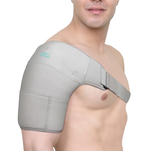 TYNOR Shoulder Brace for Torn Rotator Cuff Shoulder Compression Sleeve Wrap for Men & Women, Dislocation, Stability & Recovery Shoulder Support Adjustable Fits Left & Right Arm Sling, XXL Size (Grey) TYNOR Shoulder Brace for Torn Rotator Cuff Shoulder Compression Sleeve Wrap for Men & Women, Dislocation, Stability & Recovery Shoulder Support Adjustable Fits Left & Right Arm Sling, XXL Size (Grey) von TYNOR