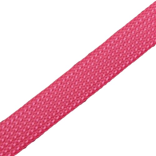 Kabelschlauch 1M 2 4 6 8 10 12 14 16 18 20 25 30mm Tight High Density Braided Expandable Sleeve Wire Wrap Insulated Nylon Protector Sheath Kabelkanal Schutzrohr(UV Pink,10mm x 1meter) von TYNXK