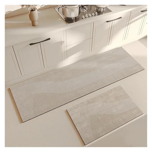 TYNXK 1 Stück weiche Küchen-Schlamm-Bodenmatte, super rutschfest, super saugfähig, leicht zu handhabender Teppich(Color-09,140X200CM) von TYNXK