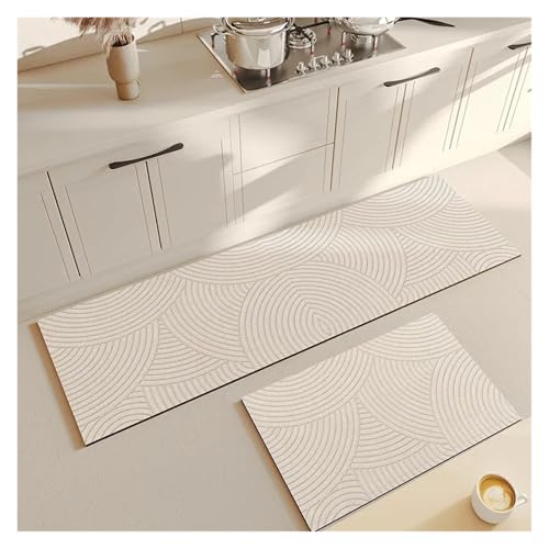 TYNXK 1 Stück weiche Küchen-Schlamm-Bodenmatte, super rutschfest, super saugfähig, leicht zu handhabender Teppich(Color-10,140X200CM) von TYNXK
