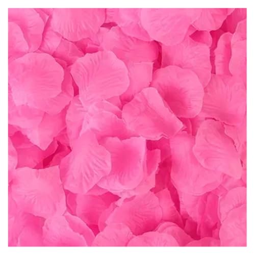 TYNXK 2000Pcs Künstliche Gefälschte Rose Blütenblätter Bunte Simulation Seide Rose Blütenblatt for Valentinstag Hochzeit Party(Pink) von TYNXK